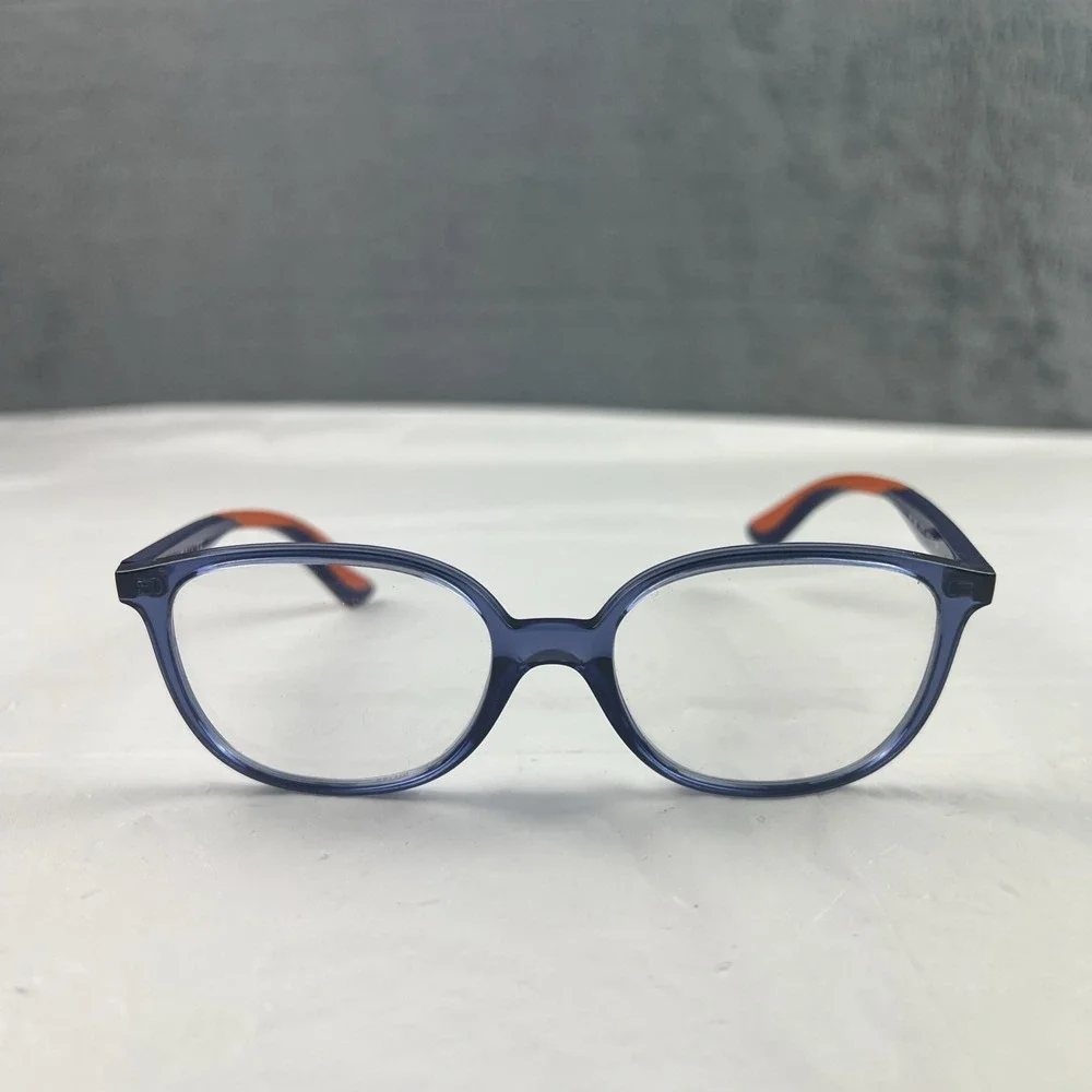 Ray-Ban RB1586 3775 Kids Eyeglasses FRAMES ONLY 49-16-130 Blue Orange Full Rim